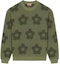 Buy KENZO Sweater Longgar Bermotif Bunga Warna Hijau. FD65PU4243CA-61