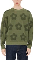 KENZO ゆったりフィット 花柄ニットセーター グリーン色 FD65PU4243CA-61 Shop KENZO ゆったりフィット 花柄ニットセーター グリーン色 FD65PU4243CA-61