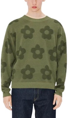 KENZO Sweater Longgar Bermotif Bunga Warna Hijau. FD65PU4243CA-61 Shop KENZO Sweater Longgar Bermotif Bunga Warna Hijau. FD65PU4243CA-61