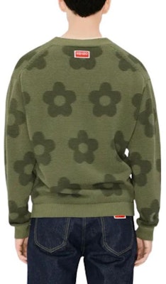 KENZO Sweater Longgar Bermotif Bunga Warna Hijau. FD65PU4243CA-61 Purchase KENZO Sweater Longgar Bermotif Bunga Warna Hijau. FD65PU4243CA-61