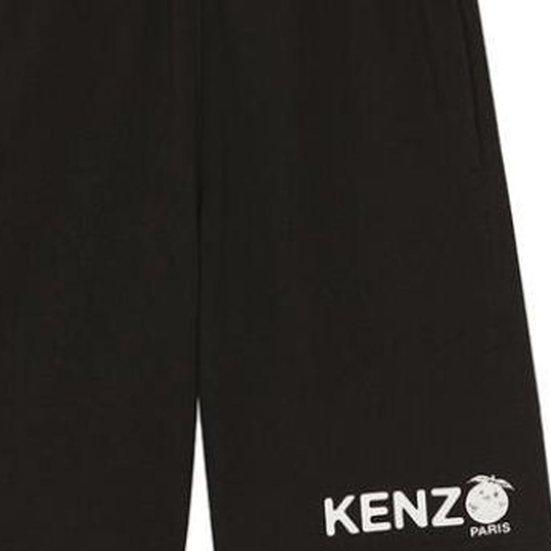 Shop KENZO Celana Pendek Kasual Pinggang Rendah Elastis Hitam. FE55PA8084MG-99