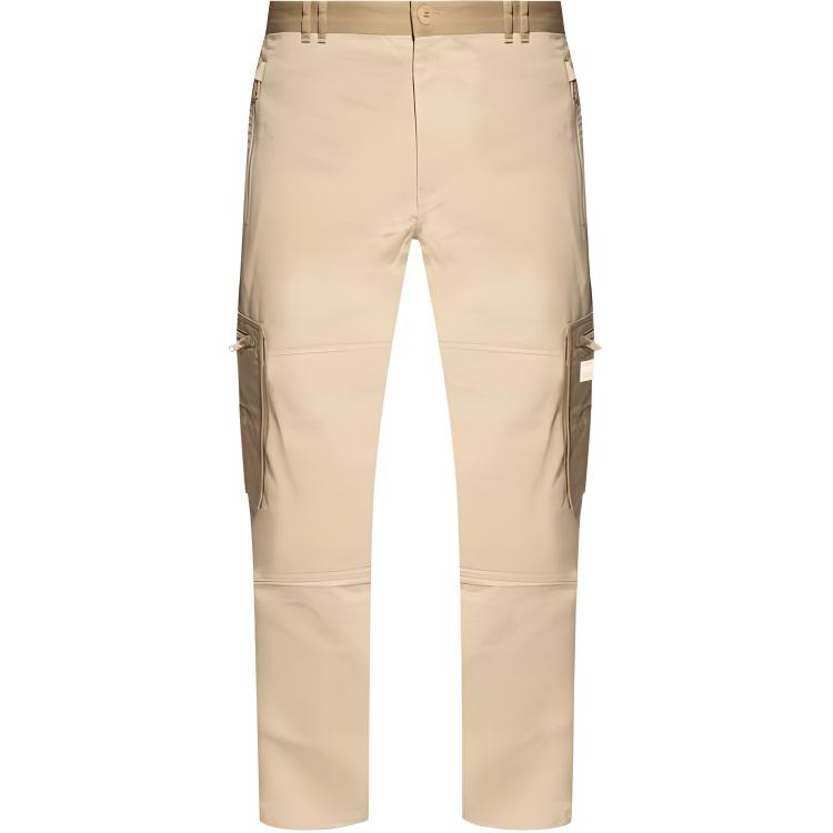 KENZO  Mid-Rise Slim Fit Zip Cargo Pants Khaki Casual Trousers FE65PA1129CA-11