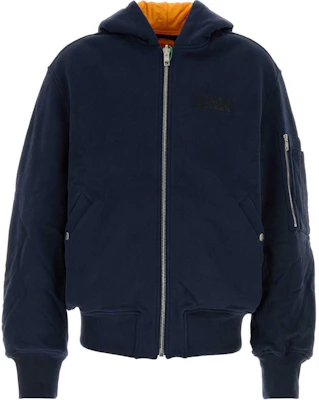 KENZO 海军蓝连帽拉链外套宽松落肩设计 FE65BL1994ME-77 Buy KENZO 海军蓝连帽拉链外套宽松落肩设计 FE65BL1994ME-77