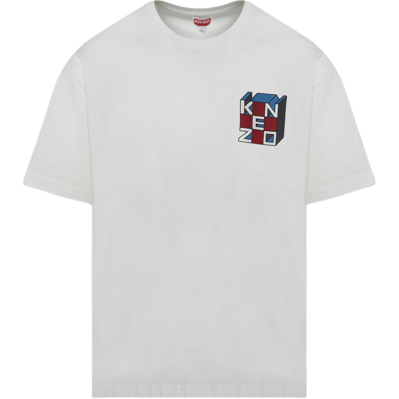 KENZO  Oversized White Crewneck Logo T-Shirt. POIZON240621999 圖 2