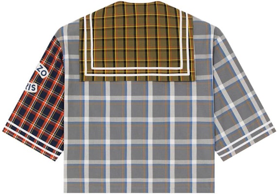 KENZO 格紋字母短袖Polo衫 霧灰色 FD55CH1159RH-96 Lookbook KENZO 格紋字母短袖Polo衫 霧灰色 FD55CH1159RH-96