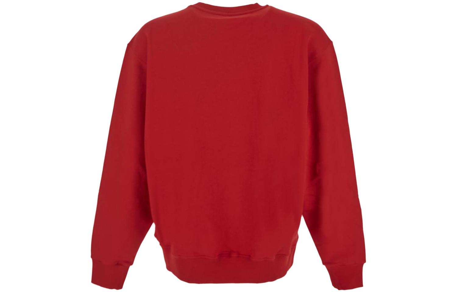 Lookbook KENZO  Red Loose Fit Sweatshirt with Letter Pattern Print FD65SW0724MG-22