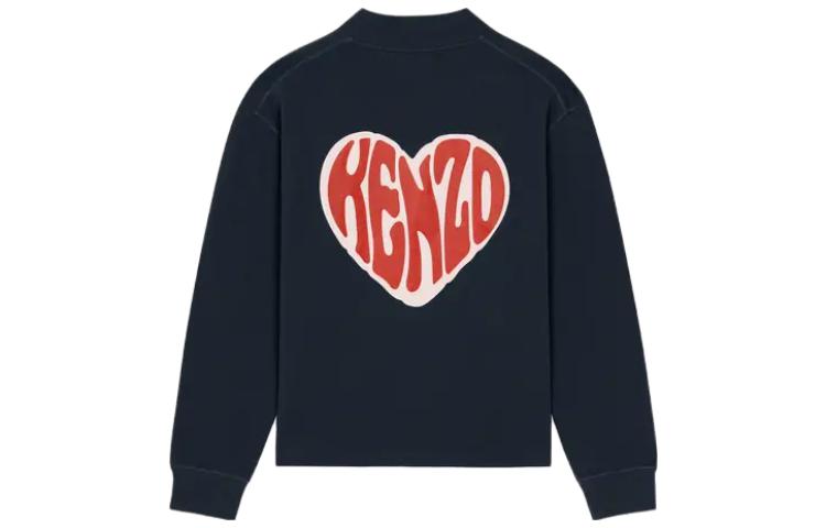 Lookbook KENZO 寬鬆V領單排扣西裝外套 午夜藍 FD65SW0824MF-77