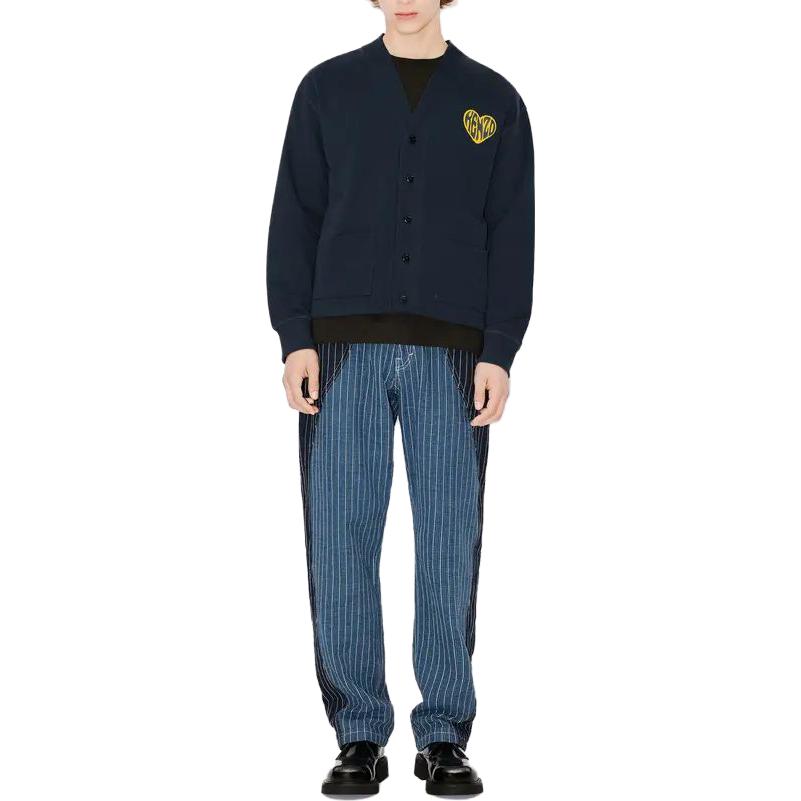 Details for KENZO 寬鬆V領單排扣西裝外套 午夜藍 FD65SW0824MF-77