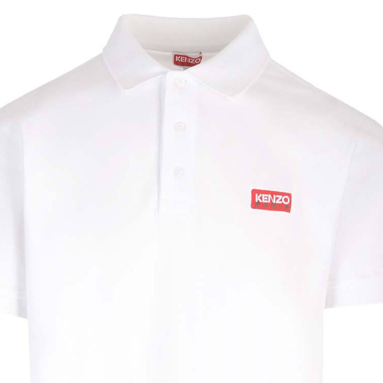 Shop KENZO Polo Slim Fit Color Sólido FD65PO5314PU-02