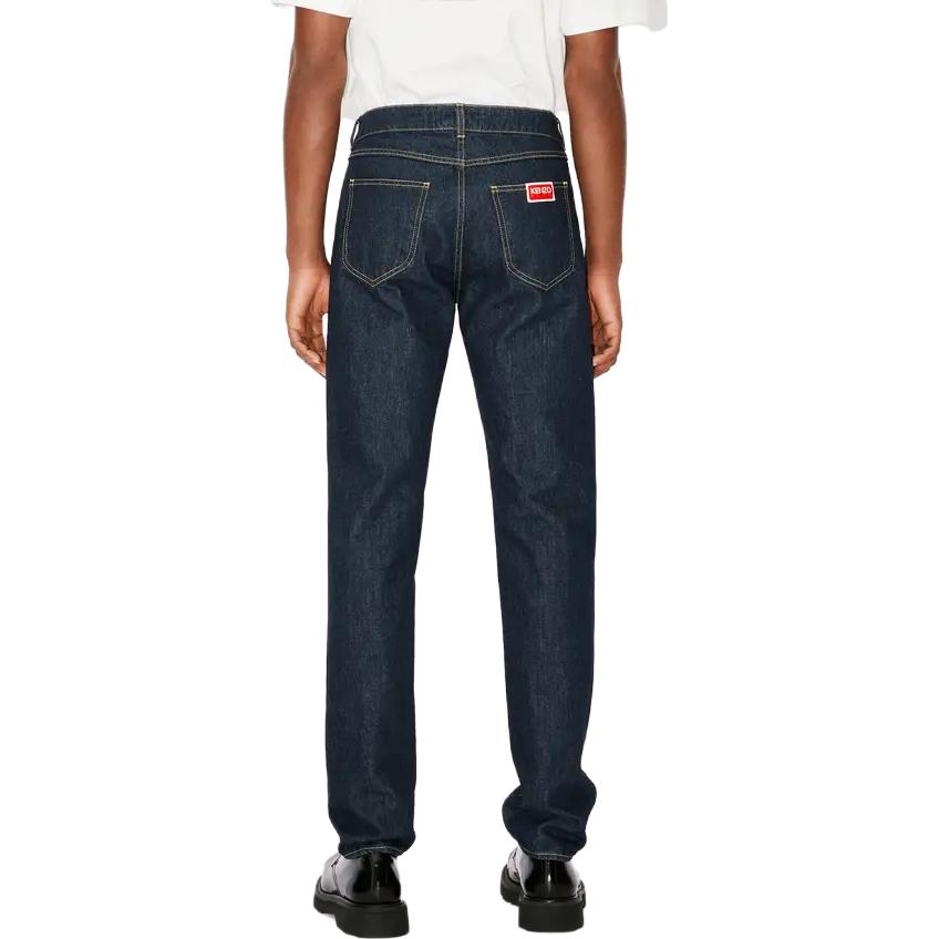 Purchase 겐조 슬림 스트레이트 진 블루. FD65DP1016B1DM