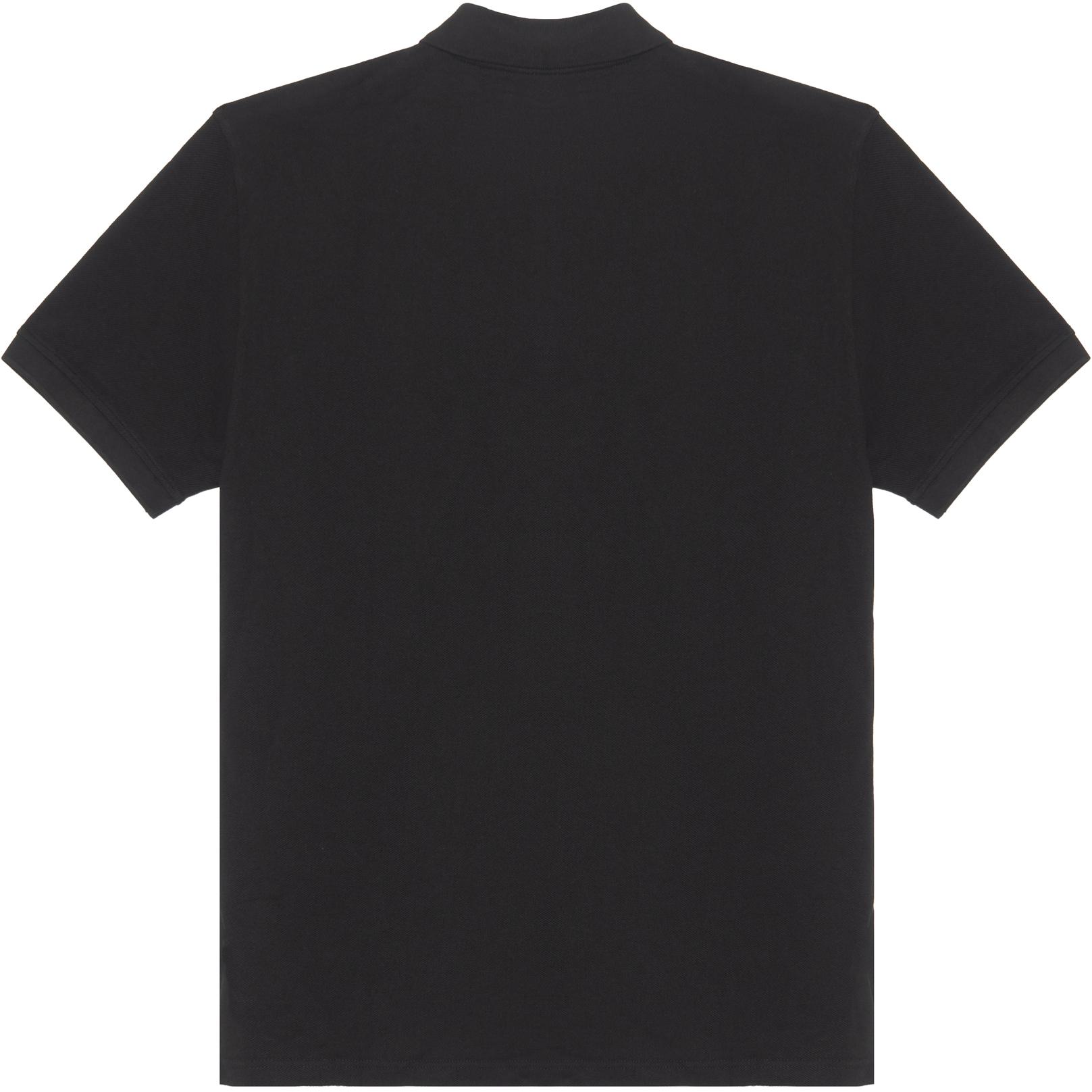 Lookbook 겐조 솔리드 블랙 반소매 폴로 셔츠. FC65PO0024PU-99J