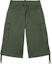 Lookbook KENZO 綠色軍綠寬鬆短褲 休閒風格 FE55SH2369GF-51