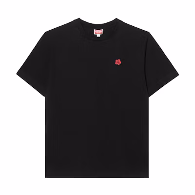 KENZO Solid Logo Crewneck Slim Fit T-Shirt Black FE65TS4744SG-99J