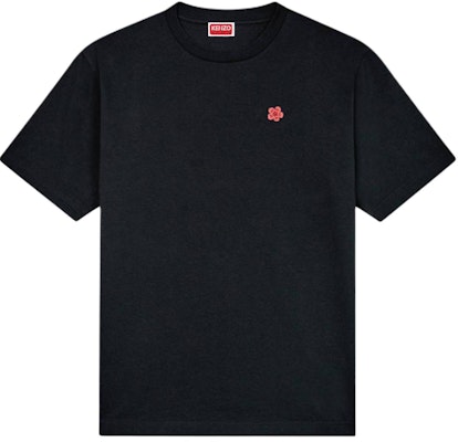 KENZO Kaos Hitam Slim Fit Logo Solid Crewneck FE65TS4744SG-99J Order KENZO Kaos Hitam Slim Fit Logo Solid Crewneck FE65TS4744SG-99J