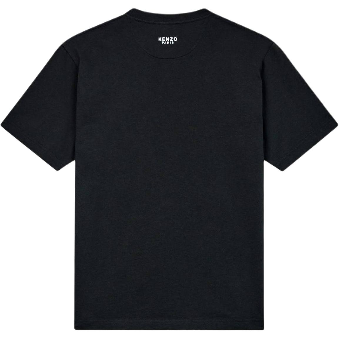 Lookbook KENZO Kaos Hitam Slim Fit Logo Solid Crewneck FE65TS4744SG-99J