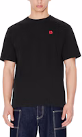 Details for KENZO Solid Logo Crewneck Slim Fit T-Shirt Black FE65TS4744SG-99J