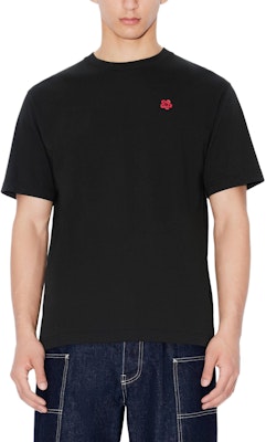KENZO Kaos Hitam Slim Fit Logo Solid Crewneck FE65TS4744SG-99J Details for KENZO Kaos Hitam Slim Fit Logo Solid Crewneck FE65TS4744SG-99J