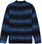 Lookbook KENZO 藍黑條紋標誌刺繡毛衣 FE65PU4673CG-79