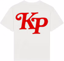 Lookbook KENZO White Crewneck T-Shirt with Logo Graphic Print. FE55TS1914SY-02