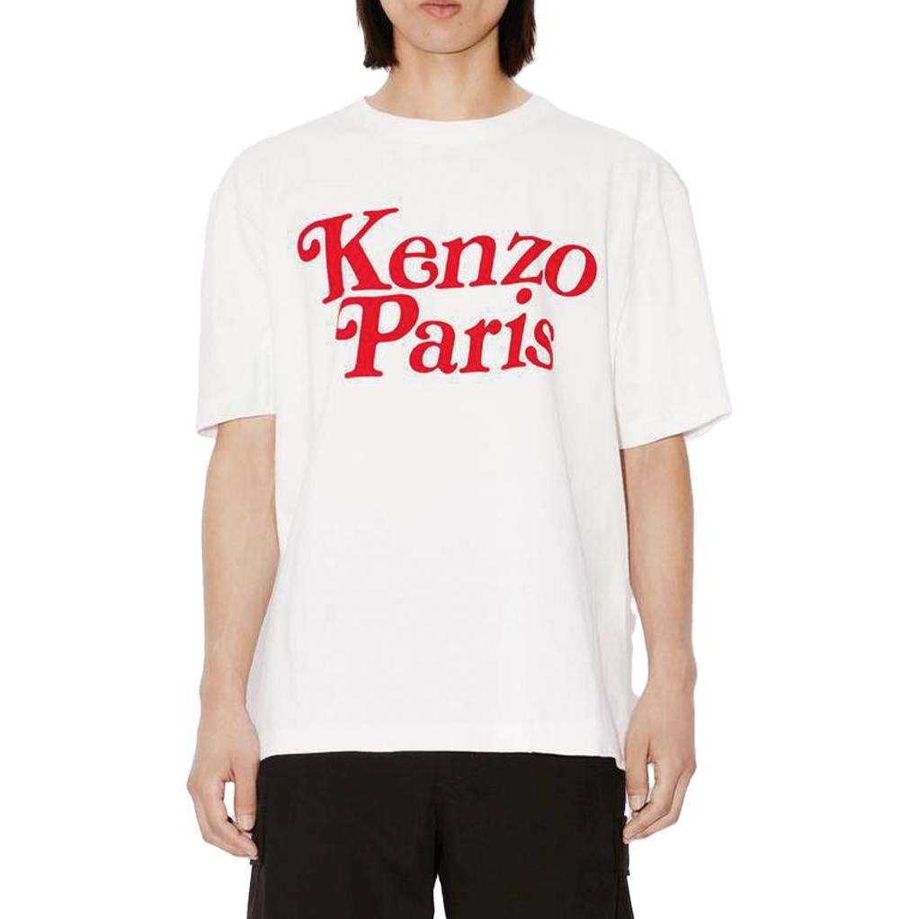 Purchase KENZO Kaos Putih Crewneck dengan Cetak Grafis Logo. FE55TS1914SY-02