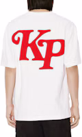 Details for KENZO White Crewneck T-Shirt with Logo Graphic Print. FE55TS1914SY-02