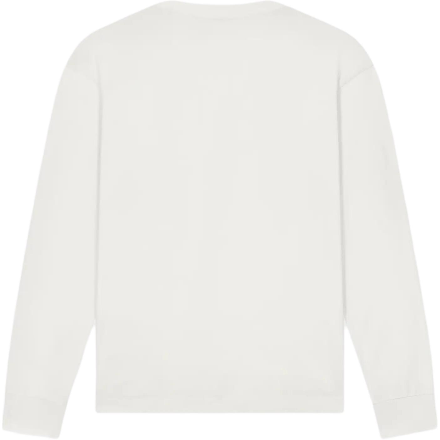 Lookbook KENZO 白色花卉刺繡Logo長袖圓領T恤 FE55TS1854SG-01