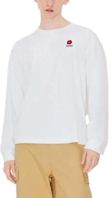 KENZO Sudadera Blanca de Manga Larga con Letras Florales. FD55TS4444SG-01 Purchase KENZO Sudadera Blanca de Manga Larga con Letras Florales. FD55TS4444SG-01