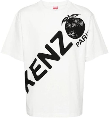 KENZO Camiseta Blanca con Logo Estampado y Manga Corta. FE55TS2804SY-02 Buy KENZO Camiseta Blanca con Logo Estampado y Manga Corta. FE55TS2804SY-02