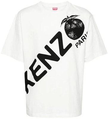 KENZO Camiseta Blanca con Logo Estampado y Manga Corta. FE55TS2804SY-02 Order KENZO Camiseta Blanca con Logo Estampado y Manga Corta. FE55TS2804SY-02