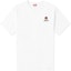 Buy ケンゾー ホワイト 無地 ロゴ刺繍 クルーネック 半袖 Tシャツ FC65TS4124SG0-01