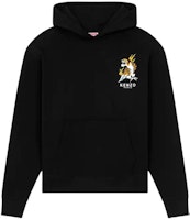 KENZO 'Year Of The Dragon' Black Embroidered Classic Hoodie Sweatshirt . FE55SW1634ME-99J KENZO 'Year Of The Dragon' Black Embroidered Classic Hoodie Sweatshirt . FE55SW1634ME-99J
