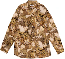Order KENZO Yellow Graphic Print Loose-Fit Long Sleeve Shirt FB65CH4259P4-14