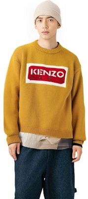 KENZO Sweater Kuning Knit dengan Cetakan Huruf FD65PU4263LA-40 Shop KENZO Sweater Kuning Knit dengan Cetakan Huruf FD65PU4263LA-40