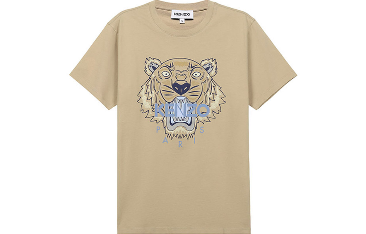 KENZO Beige Tiger Graphic Crewneck T-Shirt FB55TS0204YA-11 圖 2