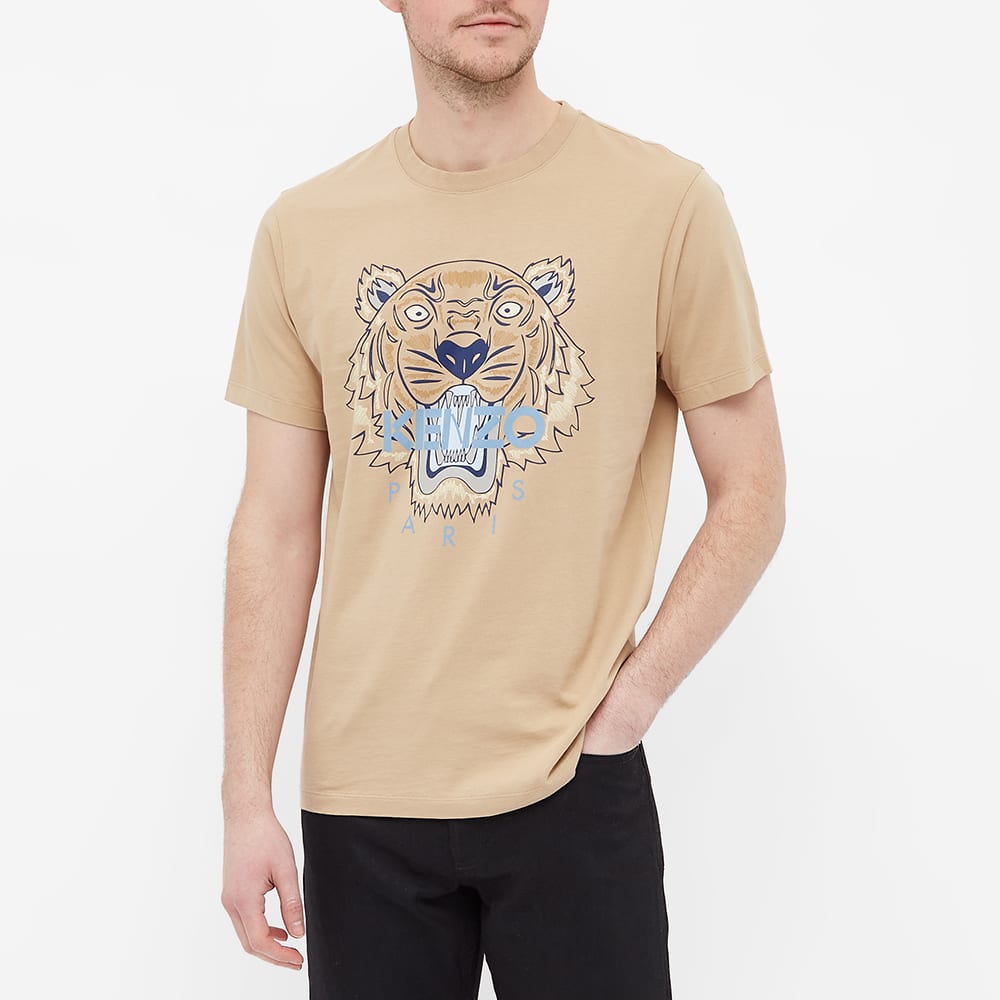 KENZO Beige Tiger Graphic Crewneck T-Shirt FB55TS0204YA-11 圖 5