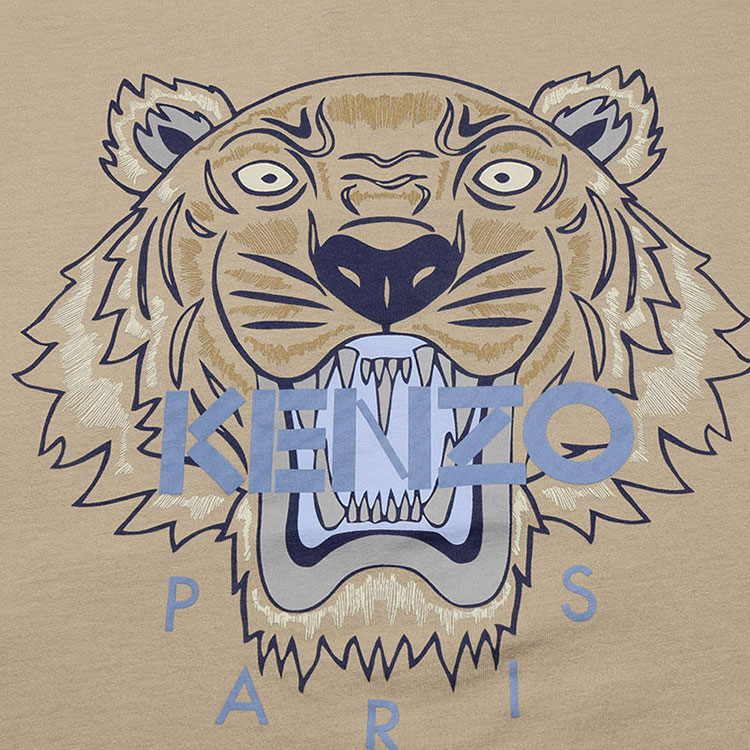 KENZO Beige Tiger Graphic Crewneck T-Shirt FB55TS0204YA-11 圖 8