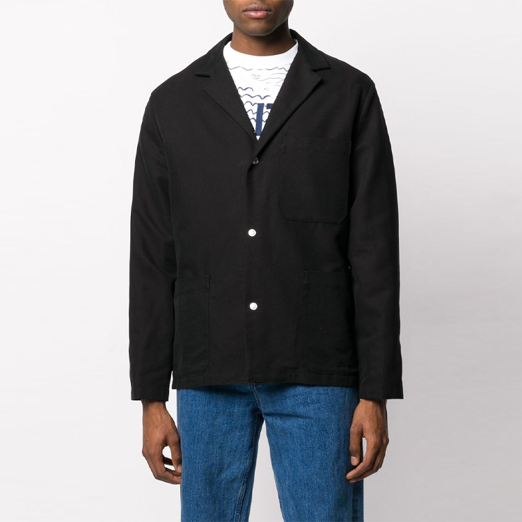 KENZO Black Casual Logo Buckle Blazer Jacket FA55VE2121RC-99 圖 3