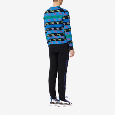 KENZO 黑色棉質運動褲帶標誌印花 F955PA8163BA-99 Details for KENZO 黑色棉質運動褲帶標誌印花 F955PA8163BA-99