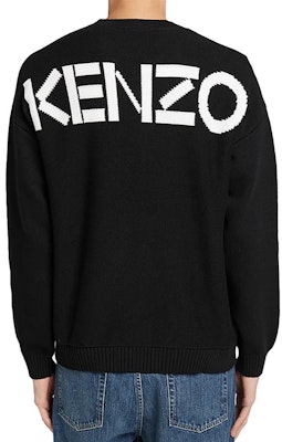 ケンゾー ブラック クルーネック プルオーバー ニット セーター F965PU2043BA-99 Lookbook ケンゾー ブラック クルーネック プルオーバー ニット セーター F965PU2043BA-99