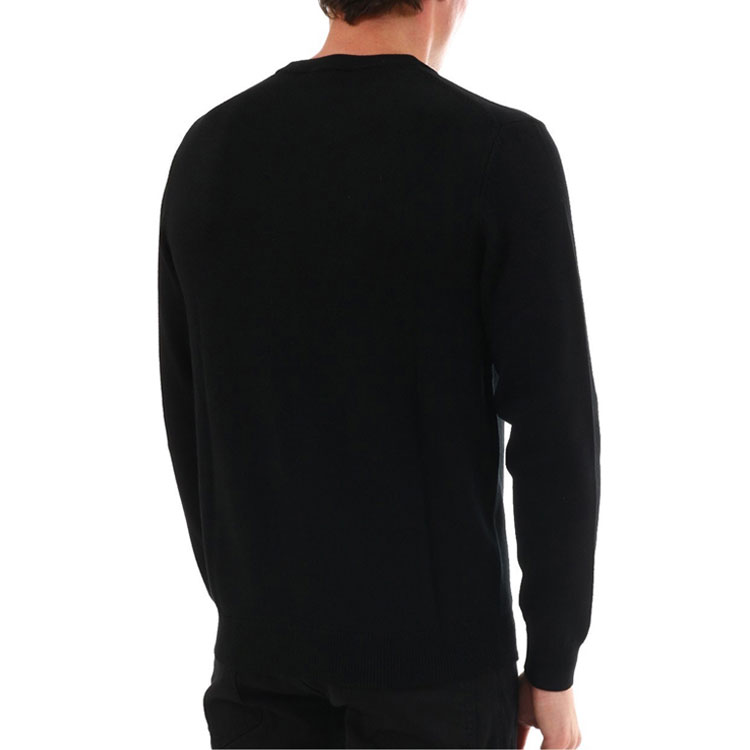 KENZO Black Crewneck Sweater with Letter Print F965PU2173LC-99 圖 5