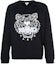 Buy KENZO 黑色虎頭標誌圓領運動衫 F765SW1194XG-99