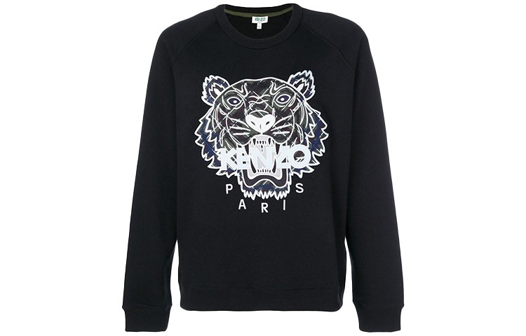 Order KENZO 黑色虎頭標誌圓領運動衫 F765SW1194XG-99
