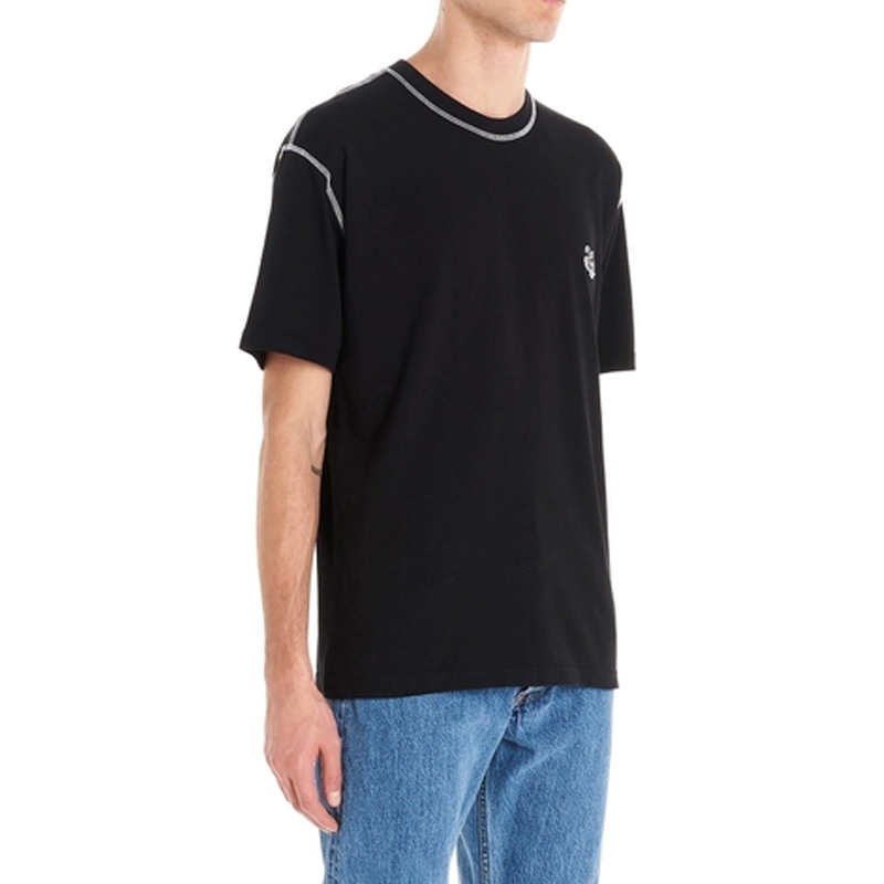 KENZO Black Embroidered Tiger Head Crew Neck T-Shirt FA5-5TS081-4BD-99 圖 5