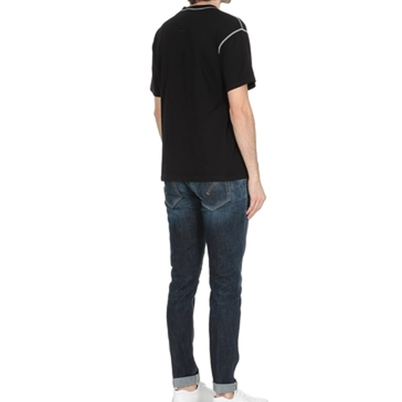 KENZO Black Embroidered Tiger Head Crew Neck T-Shirt FA5-5TS081-4BD-99 圖 6