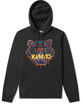 KENZO Black Embroidered Tiger Hoodie F96-5SW415-4XA-99 Buy KENZO Black Embroidered Tiger Hoodie F96-5SW415-4XA-99