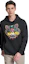 Shop KENZO Black Embroidered Tiger Hoodie F96-5SW415-4XA-99