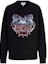 Buy KENZO Black Gradient Tiger Logo Embroidered Pullover Sweatshirt SS22 . FB62SW8244MA-99B
