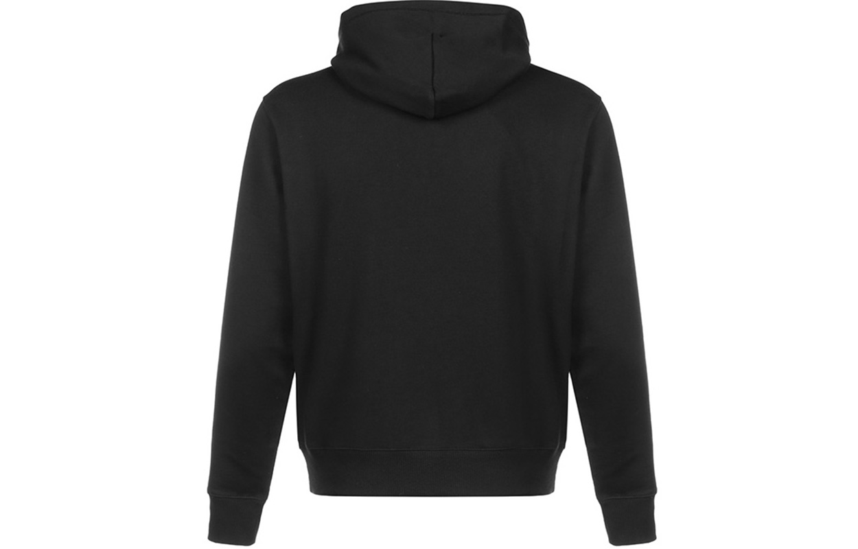 KENZO Black Heavyweight Hoodie with Logo Print FA65SW3004MD-99 圖 3