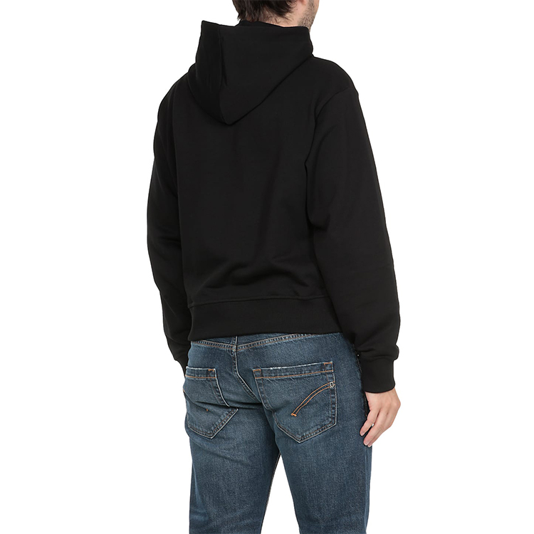 Purchase KENZO Hoodie Hitam dengan Sulaman Kepala Harimau FA6-5SW310-4XA-99