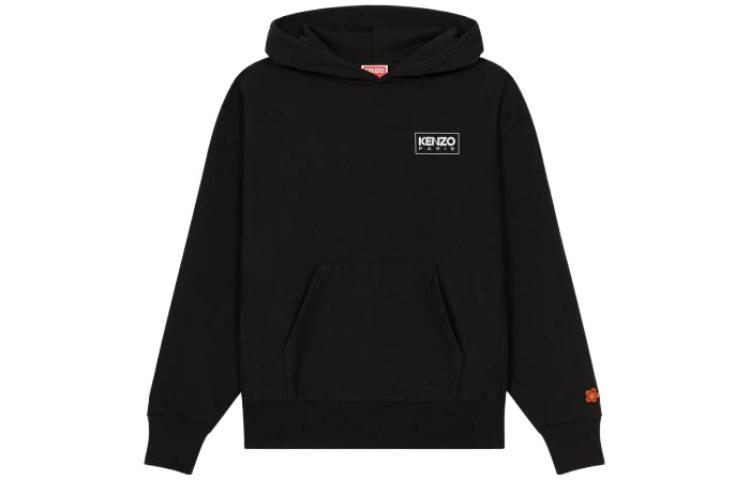 KENZO Black Hoodie with Logo Print FC65SW4194MC-99J